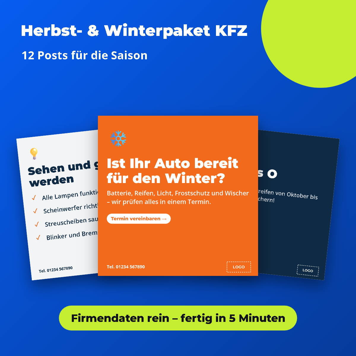 Vorschau: Herbst- & Winterpaket KFZ: 12 Posts