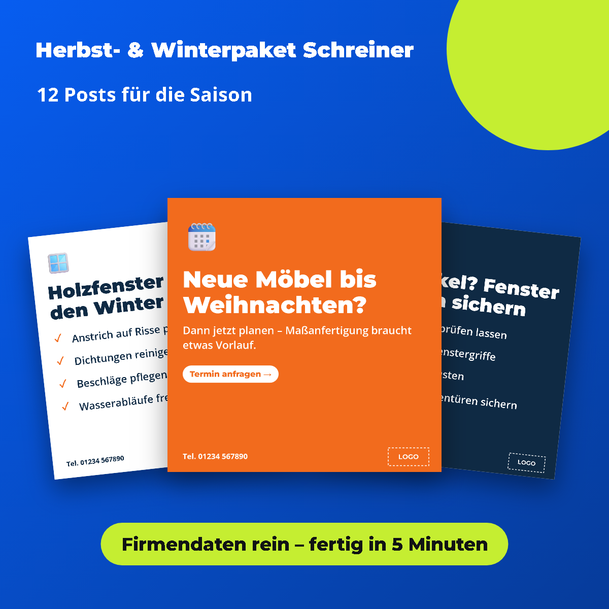 Vorschau: Herbst- & Winterpaket Schreiner: 12 Posts